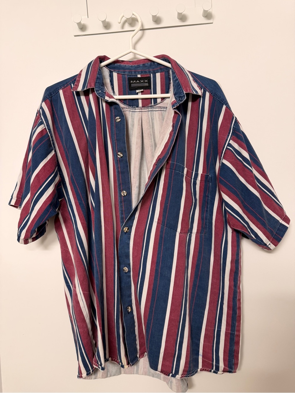 Vintage Men's Short-Sleeve Button up